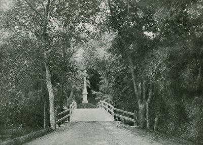 Concord Bridge, Lexington (fotogravura) de American School