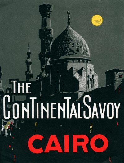 Hotel Continental Savoy no Cairo com Mesquita de American School