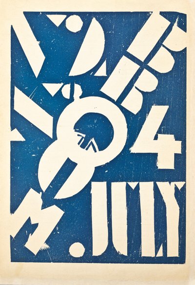 Capa da revista de arte "Broom", c.1921-1924 de American School