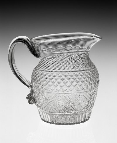 Cream Jug, c. 1820-1840 (vidro de chumbo) de American School