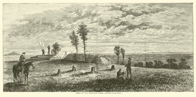 Crest of Pine Mountain, onde caiu o General Polk, junho de 1864 de American School