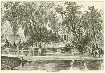 Cruzando o norte Anna, maio de 1864 de American School