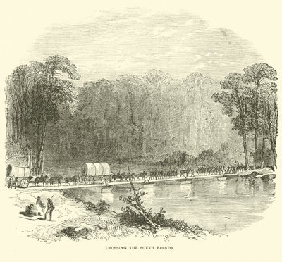 Atravessando o Edisto Sul, janeiro de 1865 de American School