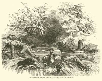 Deadbrook depois da Batalha de Ezras Church, em agosto de 1864 de American School