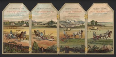 Maquinaria agrícola deering (cor litho) de American School