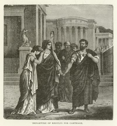 Partida de Regulus para Cartago de American School