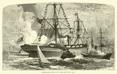 Embarque na Baía de Delaware de American School