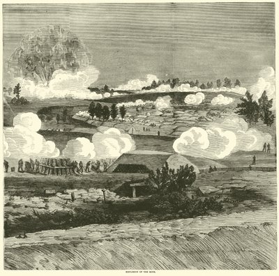 Explosão da mina, julho de 1864 de American School