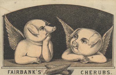 Fairbanks Cherubs, anúncio para Fairbank Lard, c.1880 de American School