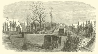 Hospital de campanha do Nono Corpo, março de 1865 de American School