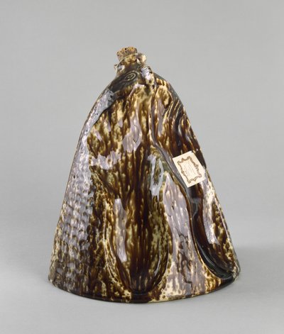 Aquecedor de pés, c. 1847-1858 (cerâmica vitrificada rockingham) de American School
