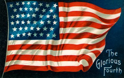 4 de Julho Bandeira Americana de American School
