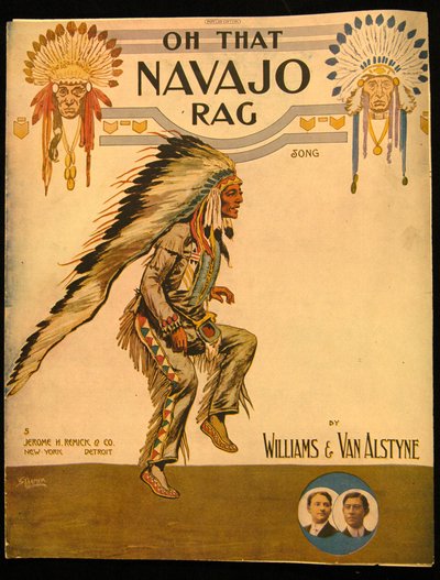 Capa para Oh aquele Navajo Rag por Williams e Van Alstyne, c.1912 de American School