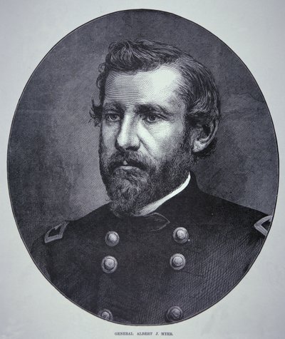 General Albert James Myer (1828-80) (gravura) de American School