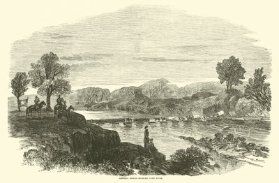 Bancos Gerais cruzando o Rio Cane, abril de 1864 de American School