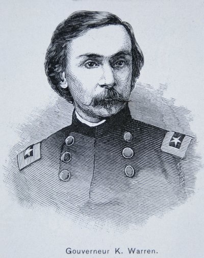 General Governor Kemble Warren (1830-82) (gravura) de American School