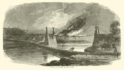 General Logan cruzando o Bayou Pierre, em maio de 1863 de American School