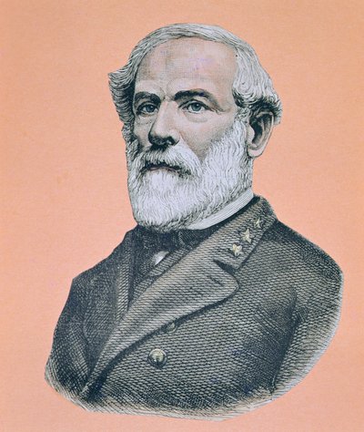 General Robert E. Lee (1807-70) (cor litho) de American School