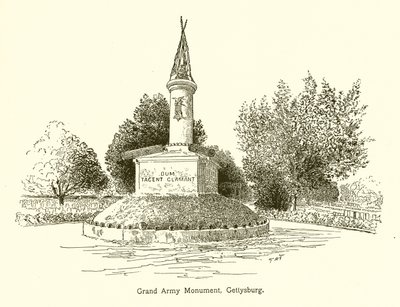 Grande Monumento do Exército, Gettysburg de American School