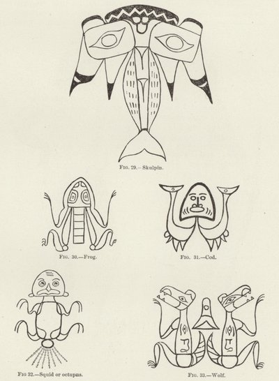 Marcas de tatuagem haida de American School