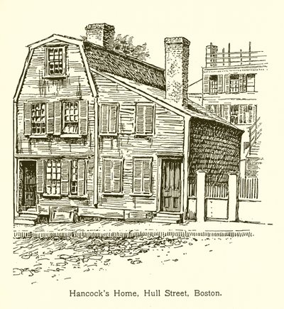 Hancocks Home, rua do casco, Boston de American School
