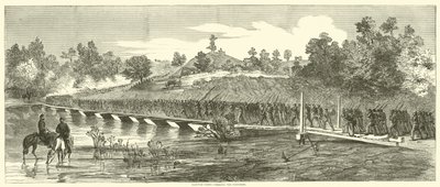 Balsa de Hanover, cruzando o Pamunkey, junho de 1864 de American School