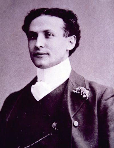 Harry Houdini (foto a p/b) de American School