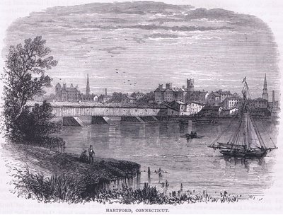 Hartford, Connecticut (1664), ilustração de Cassell