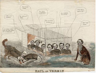 Transporte de Vermin, projetado por Squ., 1861 de American School