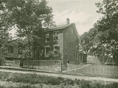 Casa de Ulysses S Grant em 1861 (fotogravura) de American School