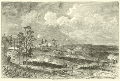 Hoods atacam em Allatoona, outubro de 1864 de American School