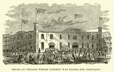 Casa em Chicago, onde Lincoln foi nomeado para presidente de American School