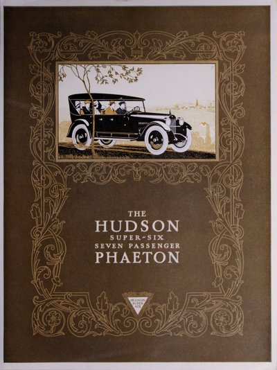Hudson Super-Six Seven Passageiro Phaeton, 1923 de American School
