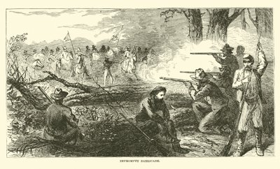 Barricada improvisada, julho de 1863 de American School