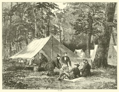 No acampamento, julho de 1863 de American School