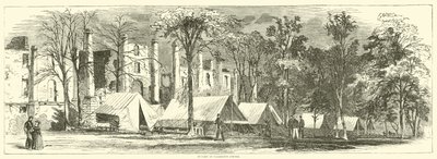 No acampamento em Warrenton Springs, outubro de 1863 de American School