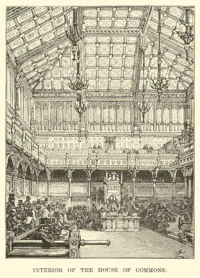 Interior da Câmara dos Comuns de American School