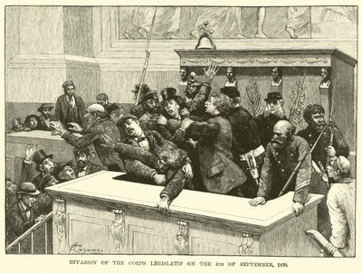 Invasão do Corpo Legislativo em 4 de setembro de 1870 de American School