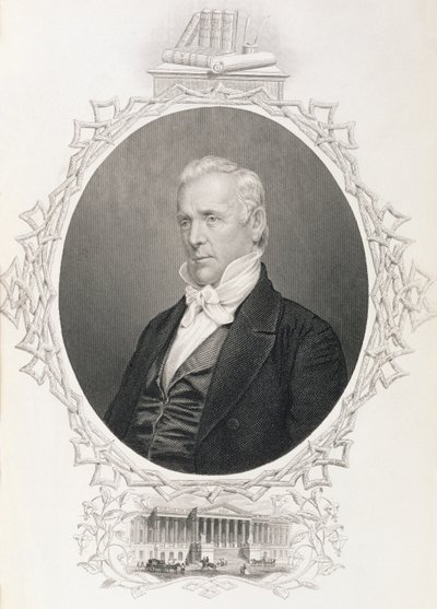 James Buchanan, de "A História dos Estados Unidos", vol. II, de Charles Mackay de American School