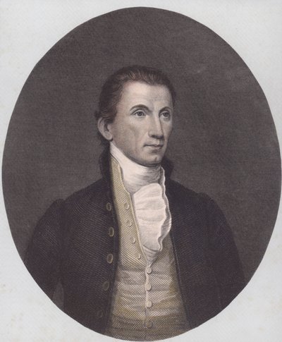 James Monroe (gravura colorida) de American School