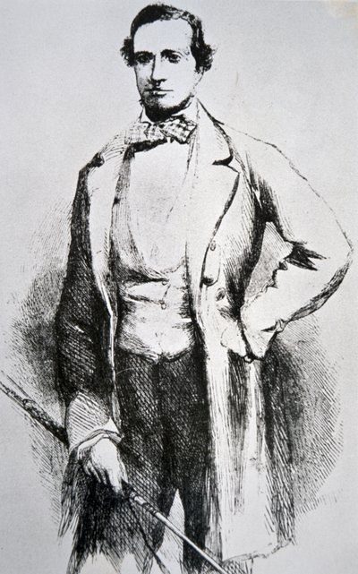 John Butterfield (1801-69) (gravura) de American School