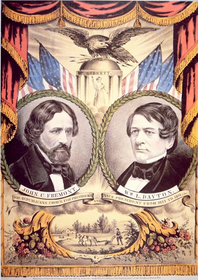 Poster do Partido Republicano de John Charles Fremont de American School