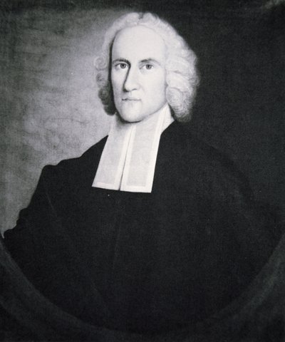 Jonathan Edwards (1703-58) (litho) de American School