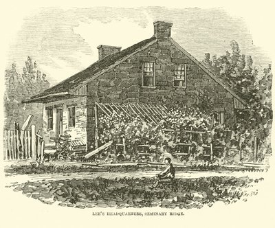 Lees Headquarters, Seminary Ridge, julho de 1863 de American School