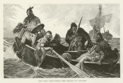 Leif Eric descobrindo as margens da Vinland de American School