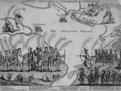 Liberdade Triunfante, ou a Queda da Opressão, 1773 de American School