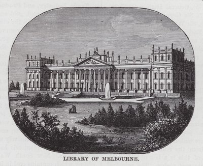 Biblioteca de Melbourne (gravura) de American School