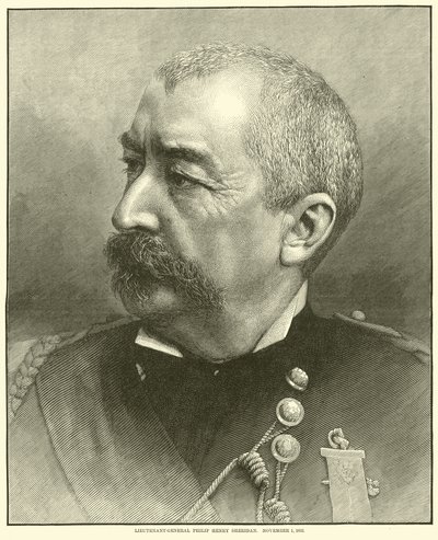 O tenente-general Philip Henry Sheridan, 1 de novembro de 1883, maio de 1864 de American School