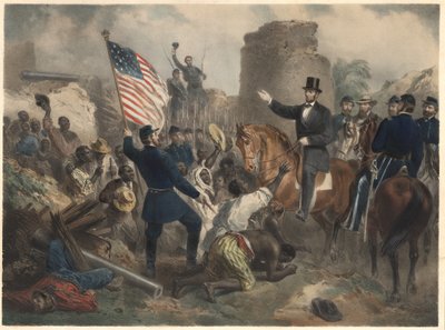 Lincoln em City Point, bar. 1865 de American School