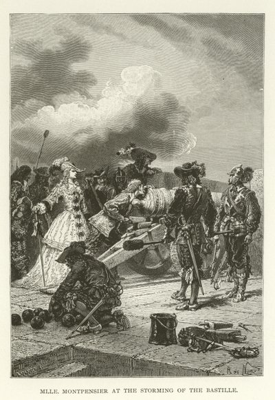 Mademoiselle Montpensier no assalto da Bastilha de American School